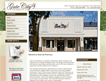 Tablet Screenshot of gatecitypharmacy.com